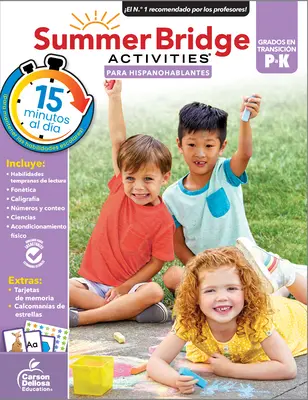 Summer Bridge Aktivitäten Spanisch Prek-K, Klassen Pk - K - Summer Bridge Activities Spanish Prek-K, Grades Pk - K