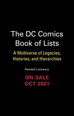 Das DC Book of Lists: Ein Multiversum von Vermächtnissen, Geschichten und Hierarchien - The DC Book of Lists: A Multiverse of Legacies, Histories, and Hierarchies
