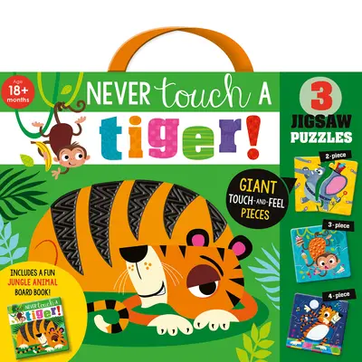 Berühre niemals einen Tiger! Puzzlespiel [mit Puzzle] - Never Touch a Tiger! Jigsaw [With Puzzle]