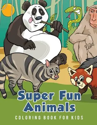 Super Fun Animals Malbuch für Kinder - Super Fun Animals Coloring Book for Kids