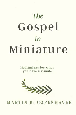 Das Evangelium im Kleinformat: Meditationen für die kurze Zeit, die man hat - The Gospel in Miniature: Meditations for When You Have a Minute