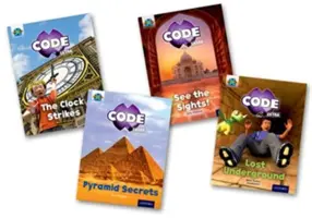 Projekt X CODE Extra: Lila Buchband, Oxford Level 8: Weltwunder und Pyramid Peril, 4er-Pack gemischt - Project X CODE Extra: Purple Book Band, Oxford Level 8: Wonders of the World and Pyramid Peril, Mixed Pack of 4