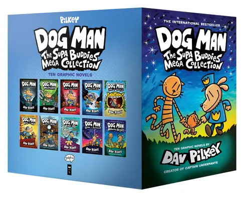 Boxed - Dog Man: Die Supa Buddies Mega Collection: Vom Schöpfer von Captain Underpants (Dog Man #1-10 Box Set) - Boxed - Dog Man: The Supa Buddies Mega Collection: From the Creator of Captain Underpants (Dog Man #1-10 Box Set)