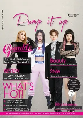 Pump it up Magazin - K-Pop Sensation RUMBLE G - August 2021 - Pump it up Magazine - K-Pop Sensation RUMBLE G - August 2021