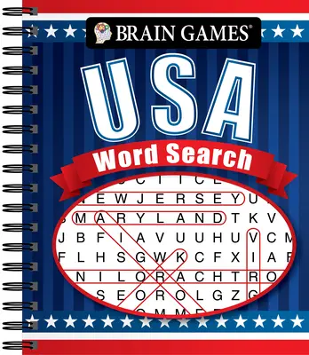Denkspiele - USA Wortsuche (#4): Band 4 - Brain Games - USA Word Search (#4): Volume 4