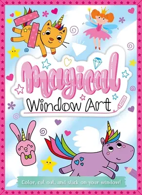 Magische Fensterkunst: Ausmalen, ausschneiden und ans Fenster kleben! - Magical Window Art: Color, Cut, and Stick on Your Window!