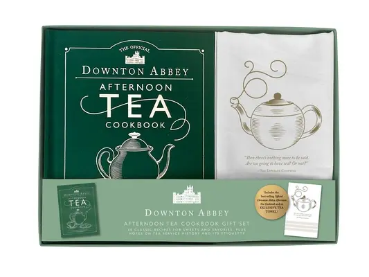 Das offizielle Downton Abbey Afternoon Tea Kochbuch Geschenkset [Buch ] Geschirrtuch] - The Official Downton Abbey Afternoon Tea Cookbook Gift Set [Book ] Tea Towel]