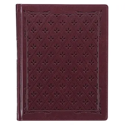 KJV Heilige Bibel, Großdruck Notizbibel, Kunstleder Hardcover - King James Version, Burgund - KJV Holy Bible, Large Print Note-Taking Bible, Faux Leather Hardcover - King James Version, Burgundy