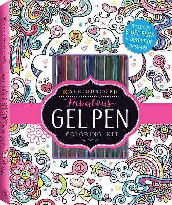 Kaleidoskop: Fabulous Gel Pen Coloring Kit [Mit Stiften] - Kaleidoscope: Fabulous Gel Pen Coloring Kit [With Pens/Pencils]