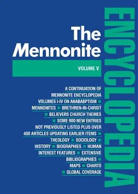 Mennonitische Enzyklopädie/ Band 5: Band 5 - Mennonite Encyclopedia/ Vol 5: Volume 5