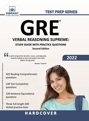 GRE Verbal Reasoning Supreme: Studienführer mit Übungsfragen - GRE Verbal Reasoning Supreme: Study Guide with Practice Questions