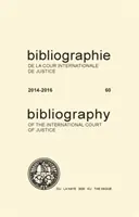 Bibliographie des Internationalen Gerichtshofs - Bibliography of the International Court of Justice