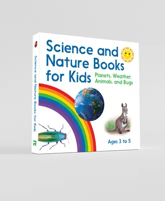 Wissenschafts- und Naturbücher für Kinder von 3 bis 5 Jahren Box Set: Planeten, Wetter, Tiere und Käfer - Science and Nature Books for Kids 3 to 5 Box Set: Planets, Weather, Animals, and Bugs