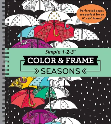 Color & Frame - Jahreszeiten (Ausmalbuch für Erwachsene) - Color & Frame - Seasons (Adult Coloring Book)