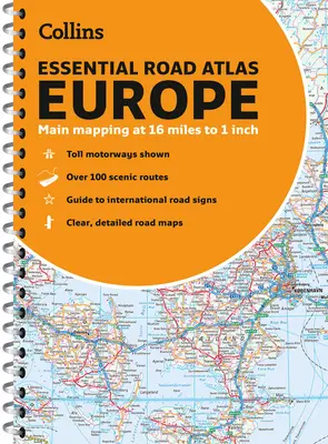 Collins Essential Road Atlas Europa - Collins Essential Road Atlas Europe