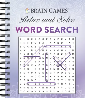 Denkspiele - Entspannen und Lösen: Wortsuche (Lila) - Brain Games - Relax and Solve: Word Search (Purple)