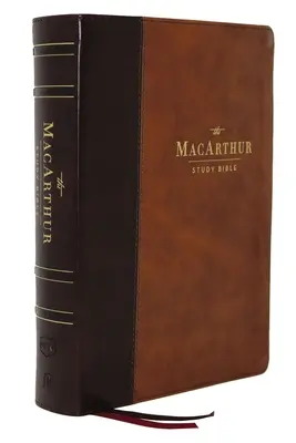 Nkjv, MacArthur Studienbibel, 2. Auflage, lederweich, braun, indiziert, Komfortdruck: Gottes Wahrheit freilegen, Vers für Vers - Nkjv, MacArthur Study Bible, 2nd Edition, Leathersoft, Brown, Indexed, Comfort Print: Unleashing God's Truth One Verse at a Time