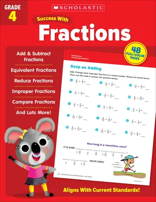 Scholastischer Erfolg mit Brüchen Klasse 4 - Scholastic Success with Fractions Grade 4