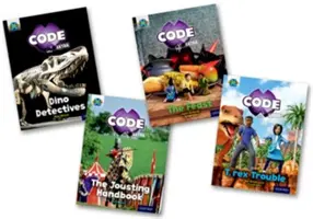 Projekt X CODE Extra: Türkisfarbenes Buchband, Oxford Level 7: Castle Kingdom und Forbidden Valley, 4er-Pack gemischt - Project X CODE Extra: Turquoise Book Band, Oxford Level 7: Castle Kingdom and Forbidden Valley, Mixed Pack of 4