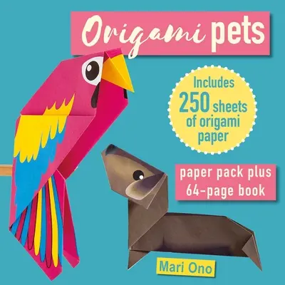 Origami Haustiere: Papierblock plus 64-seitiges Buch - Origami Pets: Paper Block Plus 64-Page Book