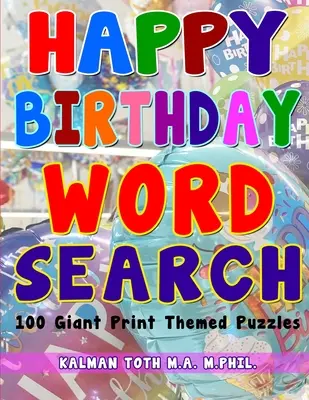 Happy Birthday Wortsuche - Happy Birthday Word Search