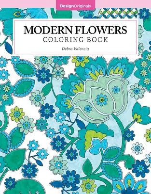 Modern Flowers Ausmalbuch - Modern Flowers Coloring Book