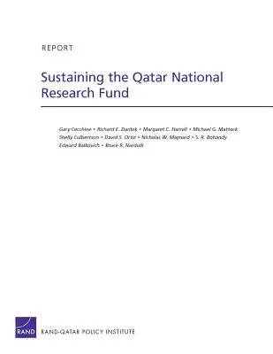 Unterstützung für den Nationalen Forschungsfonds von Katar - Sustaining the Qatar National Research Fund