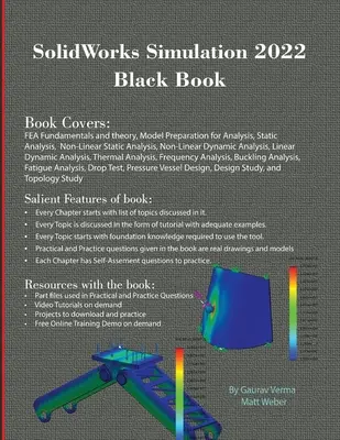 SolidWorks Simulation 2022 Schwarzes Buch - SolidWorks Simulation 2022 Black Book