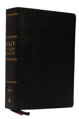 NKJV Studienbibel, Premium-Gewebeleder, Schwarz, Red Letter Edition, Komfortdruck: Die vollständige Ressource für das Studium von Gottes Wort - NKJV Study Bible, Premium Bonded Leather, Black, Red Letter Edition, Comfort Print: The Complete Resource for Studying God's Word