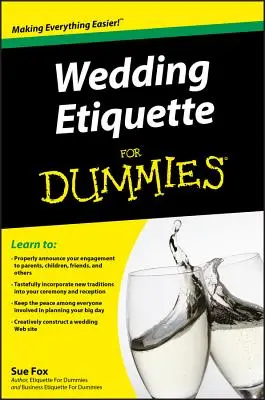 Hochzeitsknigge für Dummies - Wedding Etiquette for Dummies