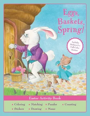 Eier, Körbe, Frühling! Oster-Aktivitätsbuch - Eggs, Baskets, Spring! Easter Activity Book