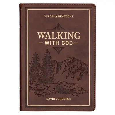 Devotionalien Gehen mit Gott Großdruck Kunstleder - Devotional Walking with God Large Print Faux Leather