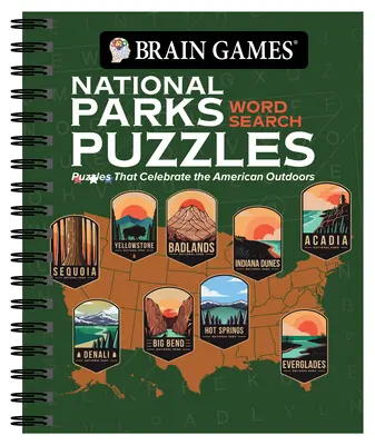 Denkspiele - National Parks Wortsuchrätsel: Puzzles, die die amerikanische Natur zelebrieren - Brain Games - National Parks Word Search Puzzles: Puzzles That Celebrate the American Outdoors
