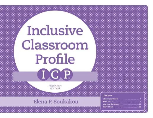 Das Inclusive Classroom Profile (Icp(tm)), Forschungsausgabe - The Inclusive Classroom Profile (Icp(tm)), Research Edition