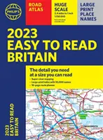 2023 Philip's Easy to Read Straßenatlas Großbritannien - (A4 Taschenbuch) - 2023 Philip's Easy to Read Road Atlas Britain - (A4 Paperback)