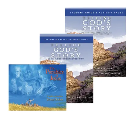 Telling God's Story Year 3 Bundle: Enthält den Text für den Ausbilder, das Handbuch für Schüler und den Gleichnisse-Grafikroman - Telling God's Story Year 3 Bundle: Includes Instructor Text, Student Guide, and Parables Graphic Novel