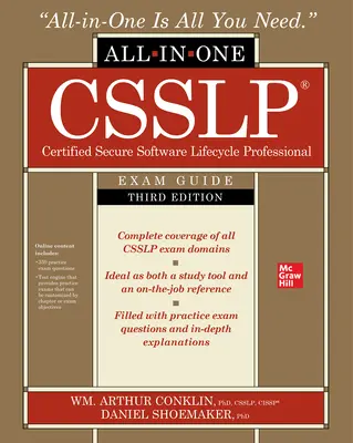 Csslp Certified Secure Software Lifecycle Professional All-In-One Exam Guide, Dritte Auflage - Csslp Certified Secure Software Lifecycle Professional All-In-One Exam Guide, Third Edition