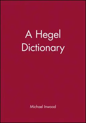 Ein Hegel-Wörterbuch - A Hegel Dictionary