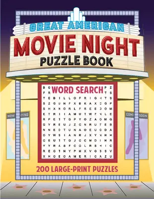 Großes amerikanisches Movie Night Puzzle Buch: 200 großformatige Puzzles - Great American Movie Night Puzzle Book: 200 Large-Print Puzzles