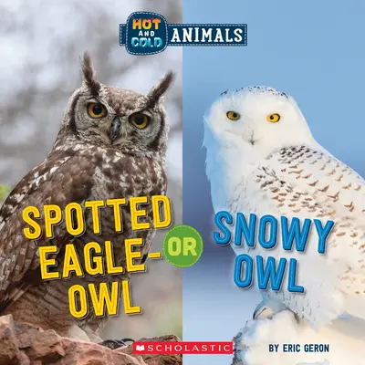 Fleckenuhu oder Schneeeule (Heiße und kalte Tiere) - Spotted Eagle-Owl or Snowy Owl (Hot and Cold Animals)