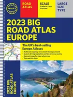 2023 Philip's Großer Straßenatlas Europa - (A3 Spiralbindung) - 2023 Philip's Big Road Atlas Europe - (A3 Spiral binding)