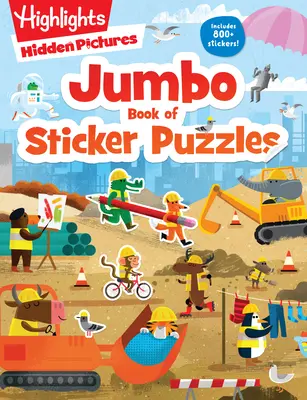 Jumbo Buch der Sticker Puzzles - Jumbo Book of Sticker Puzzles