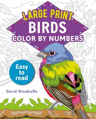 Großdruck Farbe nach Zahlen Vögel: Leicht zu lesen - Large Print Color by Numbers Birds: Easy-To-Read