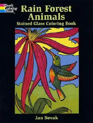 Regenwald-Tierwelt Glasmalereibuch - Rain Forest Wildlife Stained Glass Coloring Book