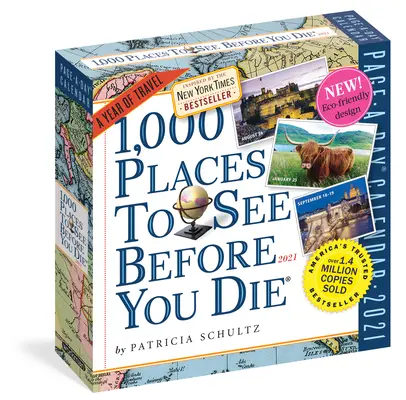 1.000 Orte, die man gesehen haben muss, bevor man stirbt Seite-an-Seite-Kalender 2021 - 1,000 Places to See Before You Die Page-A-Day Calendar 2021