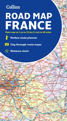 Collins Karte von Frankreich - Collins Map of France