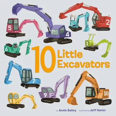 10 kleine Bagger - 10 Little Excavators