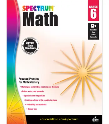 Spectrum Mathe-Arbeitsheft, Klasse 6 - Spectrum Math Workbook, Grade 6