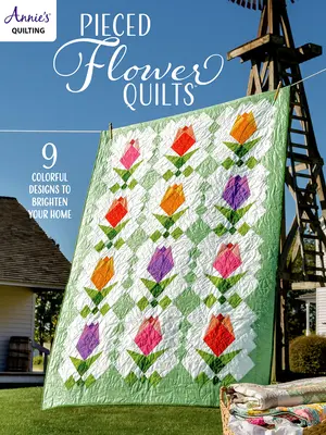 Gestickte Blumenquilts - Pieced Flower Quilts