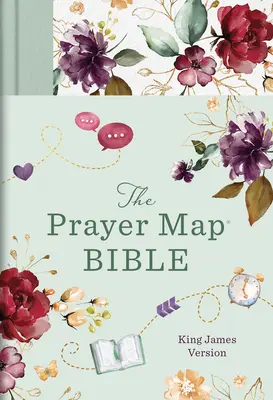 Die KJV Gebetskarte(r) Bibel [Mint Blossoms] - The KJV Prayer Map(r) Bible [Mint Blossoms]